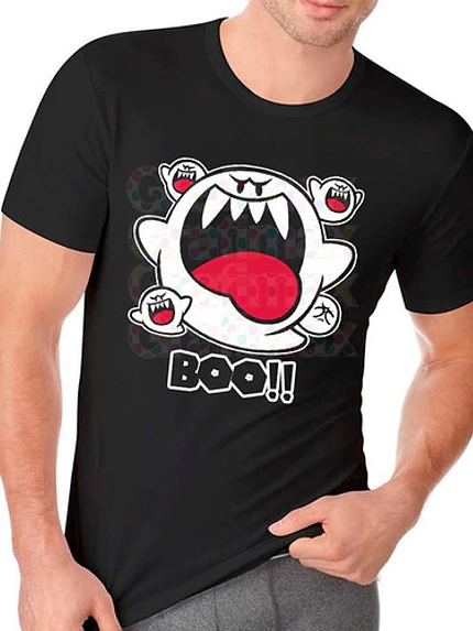 Polera Super Mario Boo!! Fantasma Bross Grafimax 1