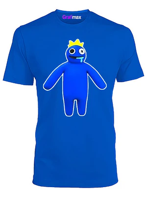 Polera Blue Rainbow Friends Roblox Niño Azul Grafimax