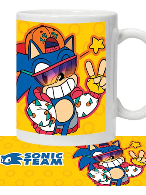 Tazón Sonic Team Video Juegos Grafimax 1