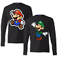 Pack Manga Larga Polera Mario Y Luigi Hermanos Grafimax - Miniatura 1