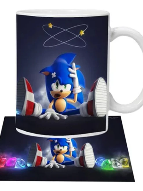 Tazón Sonic Run Video Juego Hedgehog Funny Grafimax 1
