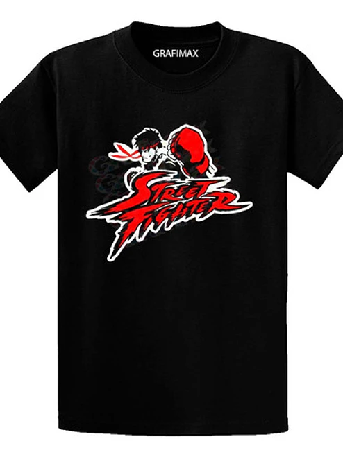 Polera Street Fighter Ryu Juegos Games Retro Grafimax 1