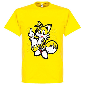 Polera Tails Sonic Colitas Amarilla Grafimax