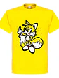Polera Tails Sonic Colitas Amarilla Grafimax - Miniatura 1