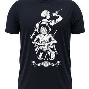 Polera One Piece Monkey D. Luffy & Zoro Juntos Grafimax