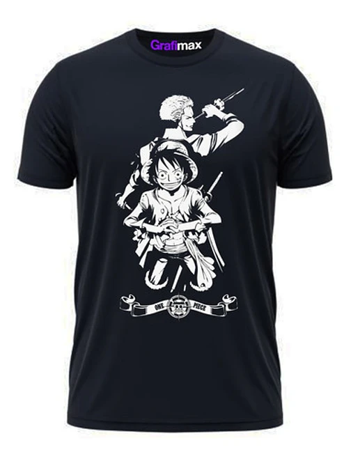 Polera One Piece Monkey D. Luffy & Zoro Juntos Grafimax 1