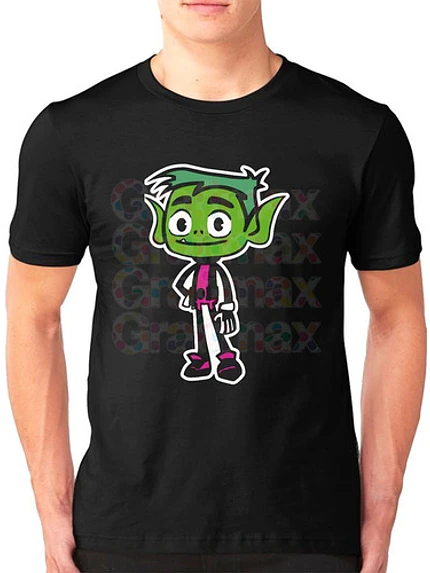 Polera Chico Bestia Teen Titans Go! Jovenes Titanes Grafimax 1