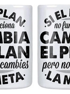 Tazón Si El Plan No Funciona Frases De Motivación Grafimax
