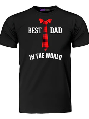 Polera Best Dad Dia Padre Papá Hombre Regalo Grafimax