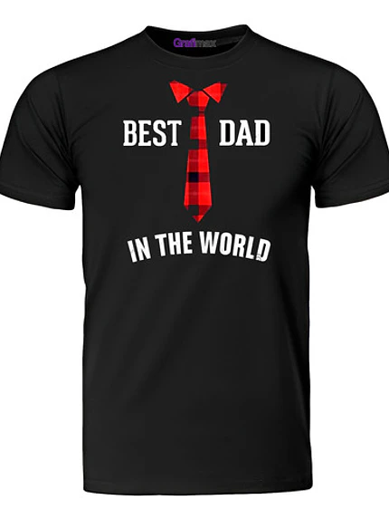 Polera Best Dad Dia Padre Papá Hombre Regalo -Grafimax 1