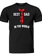 Polera Best Dad Dia Padre Papá Hombre Regalo Grafimax - Miniatura 1
