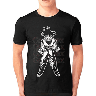 Polera Dragon Ball Goku Super Stencil  Grafimax