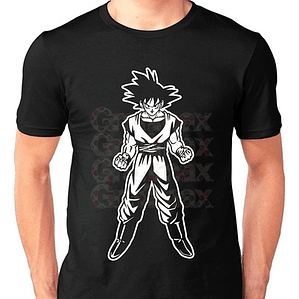Polera Dragon Ball Goku Super Stencil Anime Grafimax