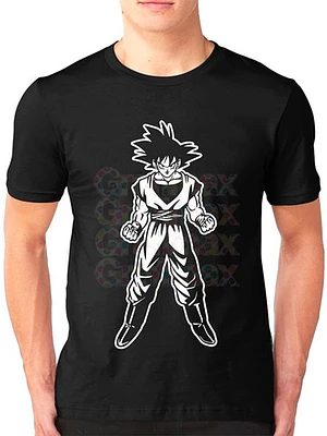 Polera Dragon Ball Goku Super Stencil Anime Grafimax