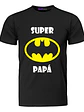 Polera Super Papá Batman Dia Del Padre Regalo Papá - Grafimax - Miniatura 1
