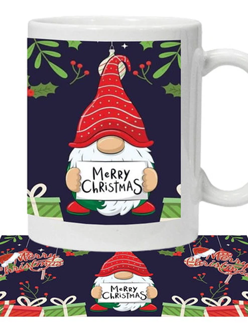 Tazón Feliz Navidad Gnomo Grafimax 1