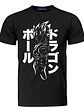 Polera Dragon Ball Goku Super Saiyan Flames Anime Grafimax - Miniatura 1