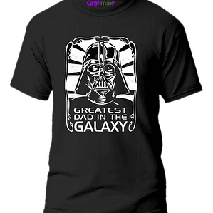 Polera Greatest Dad Darth Vader Star Wars Papá Grafimax