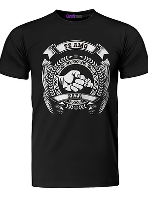 Polera Papá Te Amo Alas Dia Del Padre Papá - Grafimax