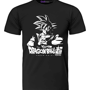Polera Dragon Ball Goku Super Logo Anime Grafimax