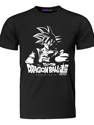 Polera Dragon Ball Goku Super Logo Anime Grafimax