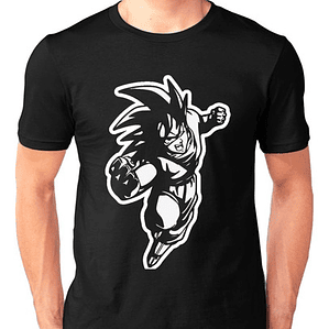 Polera Dragon Ball Goku Super Saiyan Attack Anime Grafimax