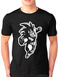 Polera Dragon Ball Goku Super Saiyan Attack Anime Grafimax - Miniatura 1
