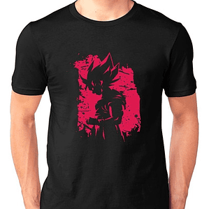 Polera Dragon Ball Goku Super Saiyan Red Anime Grafimax