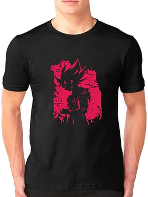 Polera Dragon Ball Goku Super Saiyan Red Anime Grafimax