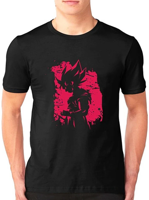 Polera Dragon Ball Goku Super Saiyan Red Anime Grafimax 1
