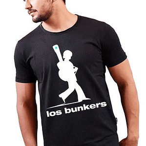 Polera Los Bunker Banda Rock Chileno Adulto Hombre Grafimax