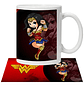 Tazón Dc Wonder Woman Chibi Grafimax - Miniatura 1