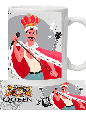 Tazón Queen Freddie Mercury Animados Grafimax