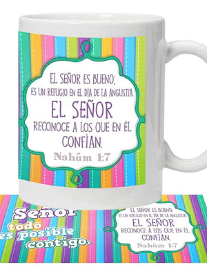 Tazón Dios Es Nuestro Amparo Grafimax