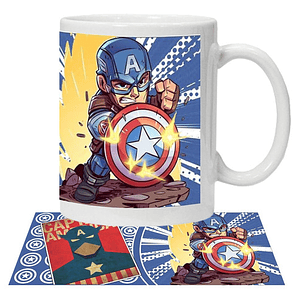Tazón Capitán América Avengers Marvel Grafimax