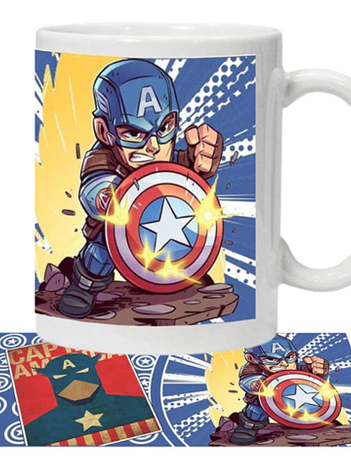 Tazón Capitán América Avengers Marvel Grafimax 1