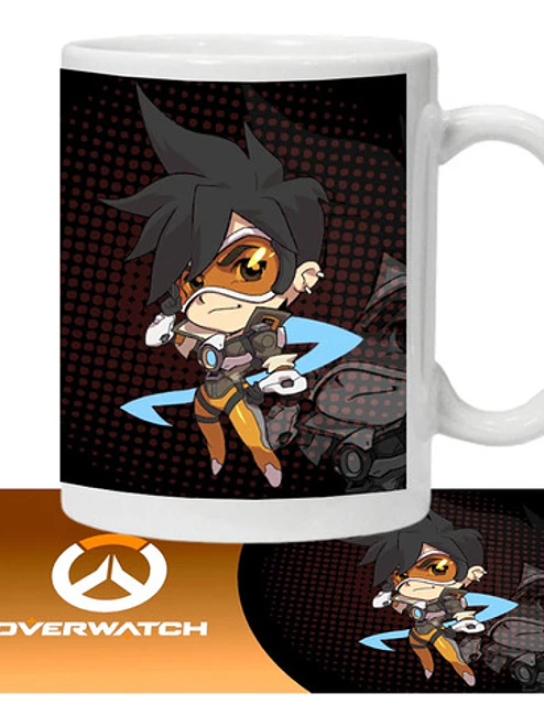 Tazón Overwatch Tracer Video Juegos Grafimax 1