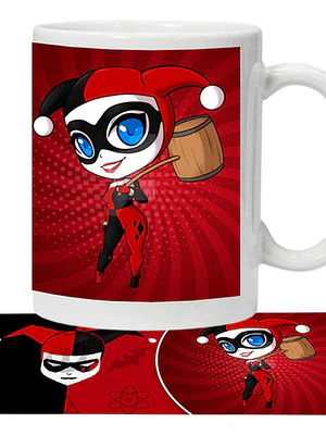 Tazón Dc Harley Quinn Chibi Grafimax