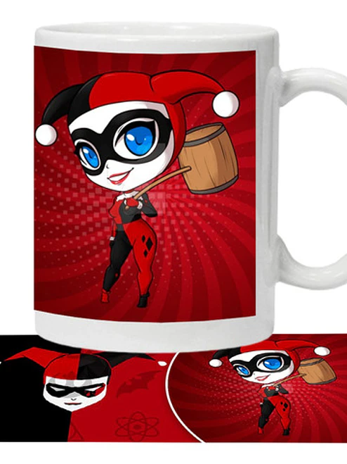 Tazón Dc Harley Quinn Chibi Grafimax 1