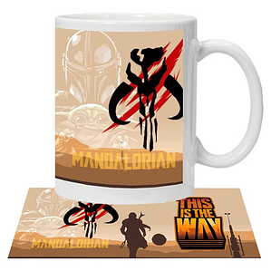 Tazón Star Wars Serie The Mandalorian Grafimax