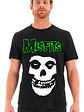 Polera Misfits Logo Míºsica Rock Punk Grafimax - Miniatura 2