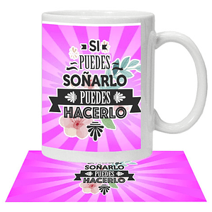 Tazón Si Puedes Soñarlo Personalizado Grafimax