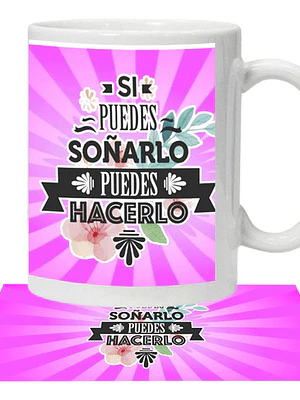 Tazón Si Puedes Soñarlo Personalizado Grafimax