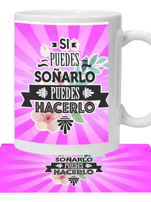 Tazón Si Puedes Soñarlo Personalizado Grafimax 1