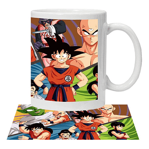 Tazón Goku Y Amigos Dragon Ball Series Anime Grafimax