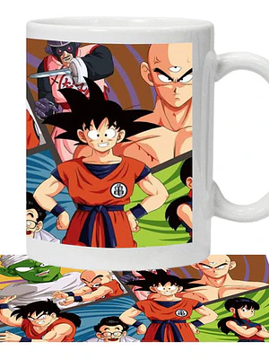 Tazón Goku Y Amigos Dragon Ball Series Anime Grafimax