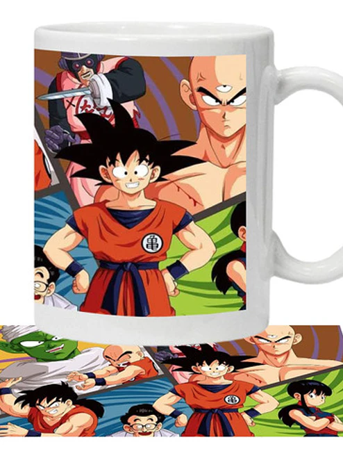 Tazón Goku Y Amigos Dragon Ball Series Anime Grafimax 1