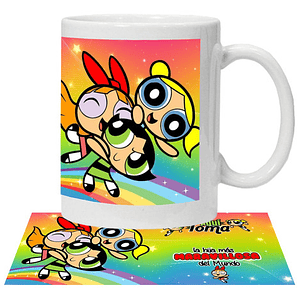 Tazón La Chicas Superpoderosas Aquí­ Toma Hija Grafimax