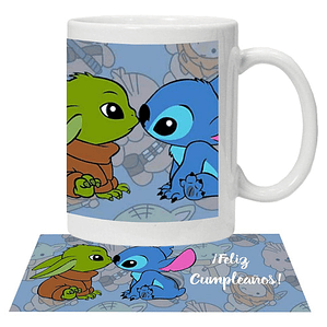 Tazón Feliz Cumpleaños Stitch Grafimax