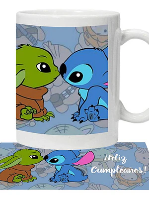 Tazón Feliz Cumpleaños Stitch Grafimax